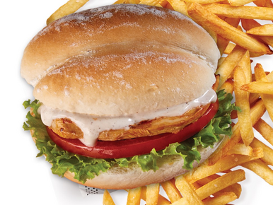 Grilled Chicken Burger Meal