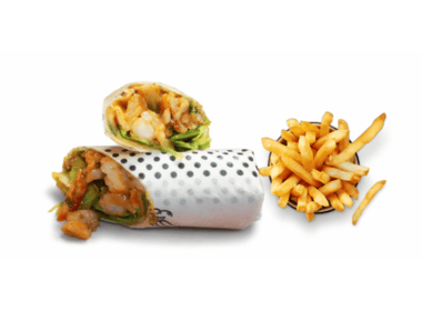 Grilled Prawn Wrap Meal