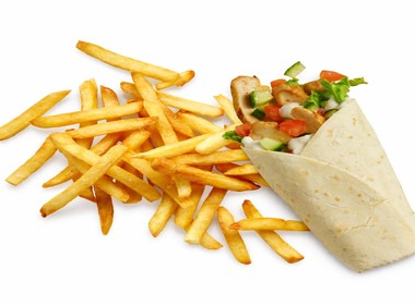 Grilled Chicken Wrap Meal