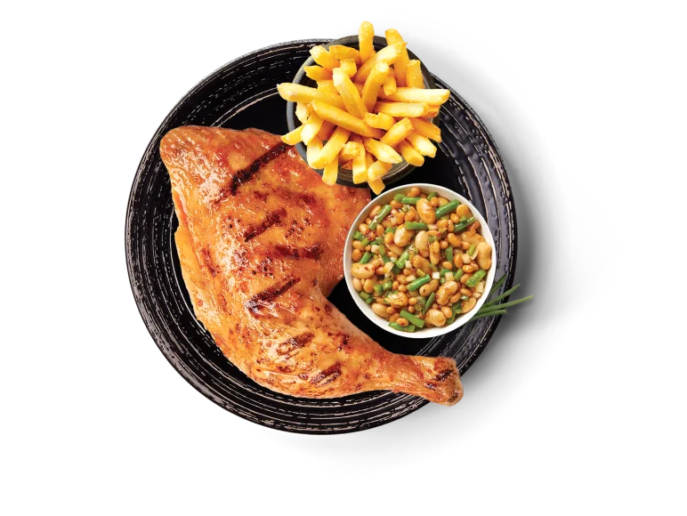 1/4 Chicken 
+ 2 Sides