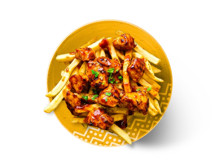 BBQ Glazed Chicken Strips