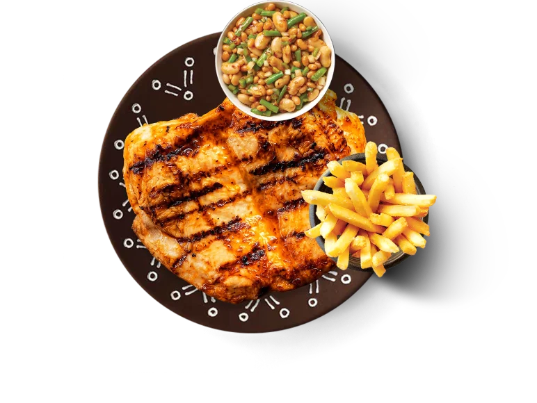 Boneless PIRI-PIRI Chicken + 2 Sides