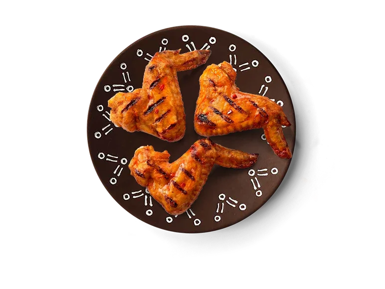Flame-Grilled Chicken Wings (3 PCS)