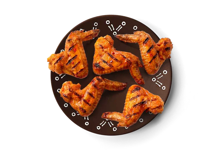 Flame-Grilled Chicken Wings (5 PCS)
