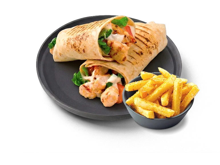 Grilled Chicken Wrap Meal